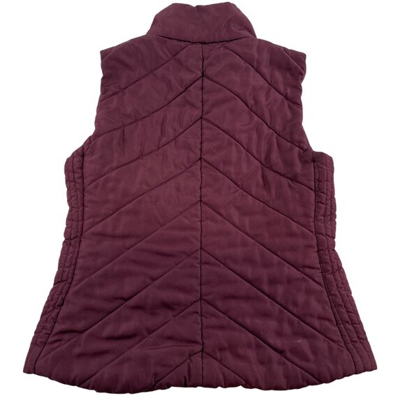 New York and Company Women's Vest Jacket Medium Full Zip Stand Collar Quilted - Picture 2 of 9
